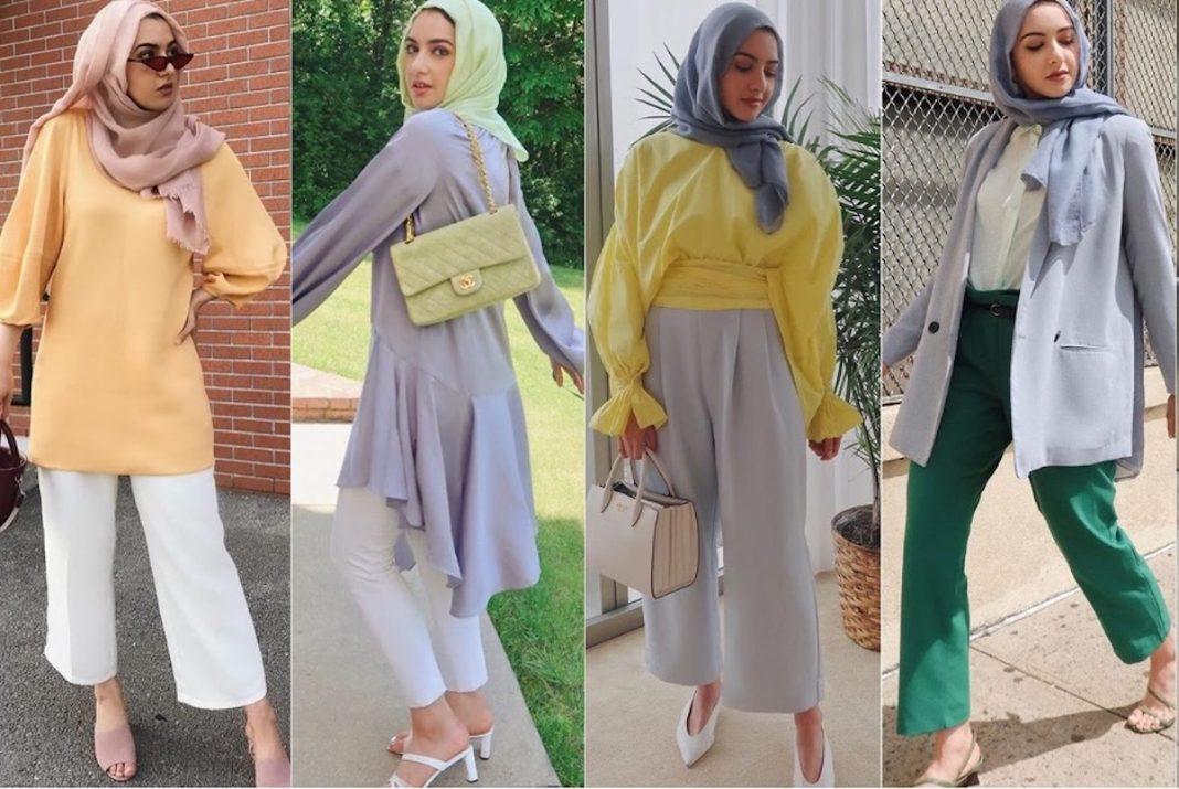 Padu Padan Warna Celana yang Menyempurnakan Baju Biru Muda