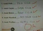 Kocaknya Jawaban Anak SD Ngawur yang Bikin Ngakak