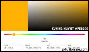 22 Macam Macam Warna Kuning Paling Cantik dan Populer Beserta Kodenya