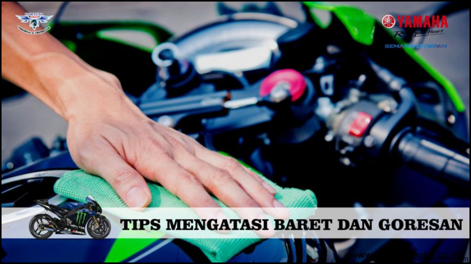 8 Tips dan Cara Menghilangkan Goresan dan Baret Pada Body Motor