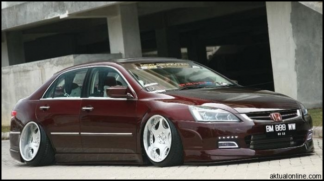 Modifikasi Mobil Keren - Honda Accord Sukses Tampil Mewah dan Elegan ...