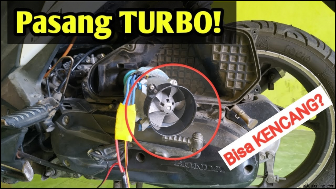 PASANG TURBO di Motor? | BISA KENCANG? ELECTRIC TURBOCHARGER - YouTube