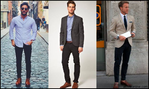 Tips Padu Padan Sepatu Coklat dengan Suit dan Celana Hitam